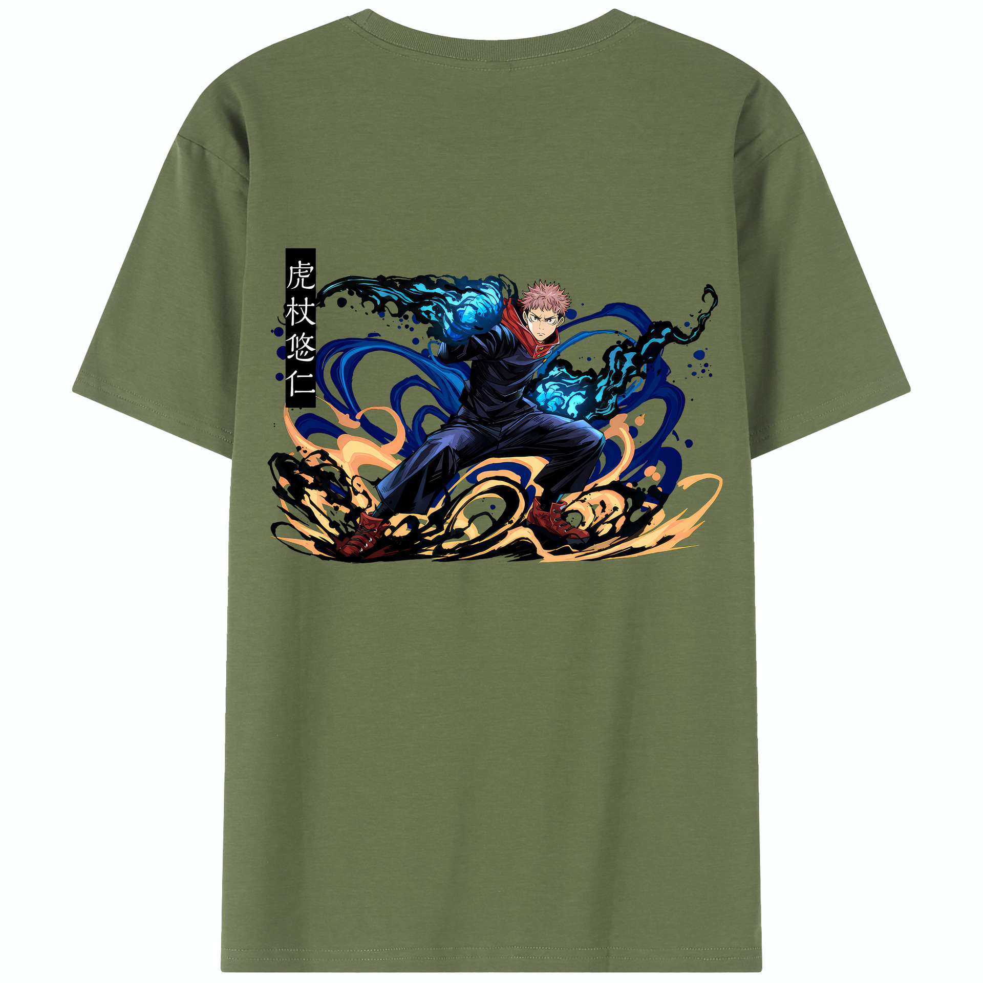 （画像用） 呪術廻戦 Jujutsu Kaisen 綿100％半袖Tシャツ（背面プリント）